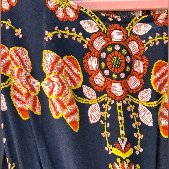 Floral BOHO whimsical Dress. Festival, Cute - Picture 5 of 7